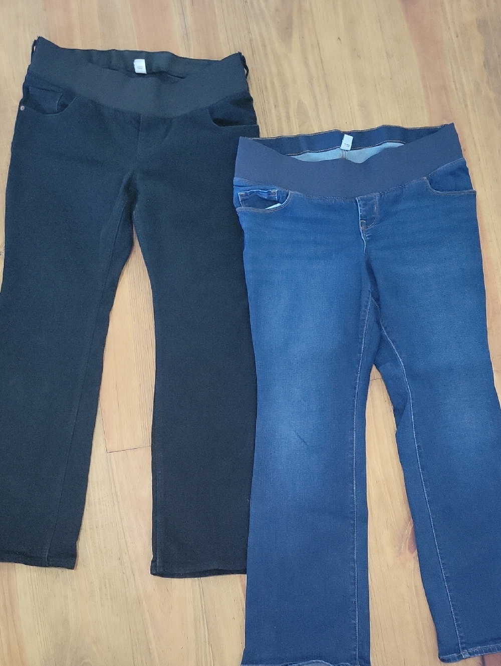 Old Navy Maternity Flare Jeans - UnderBelly - TWO PAIRS